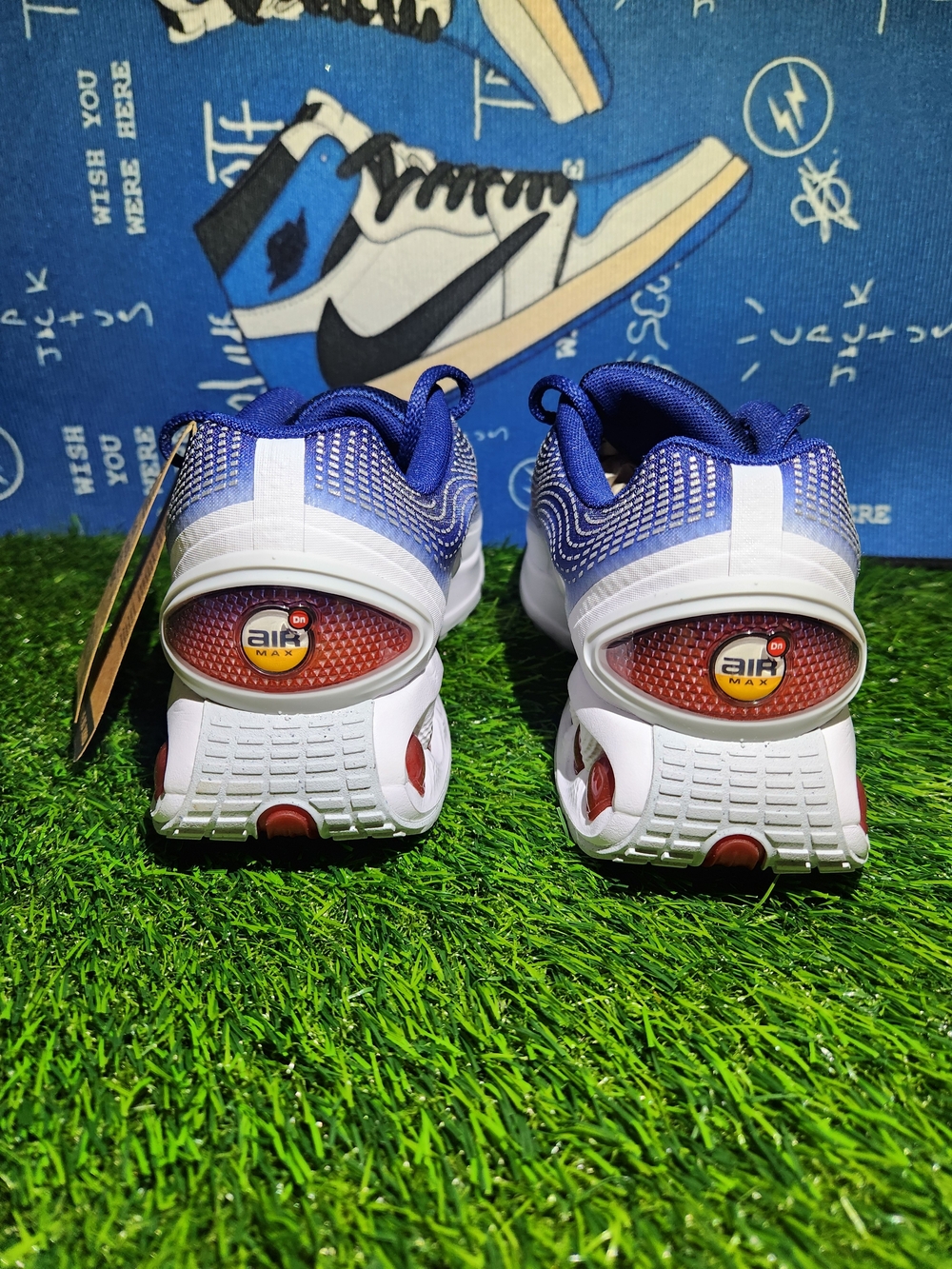 Size 8 Men 9.5 Women Nike Air Max DN USA Olympics Blue  Metallic Silver White - Picture 3 of 9